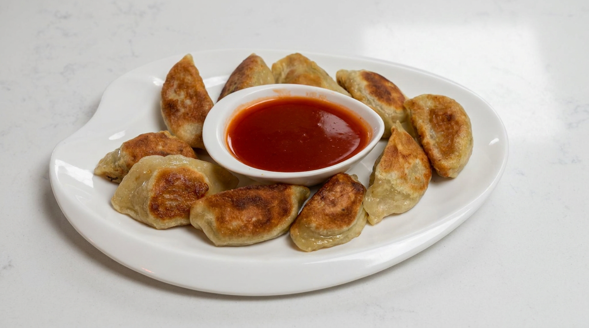 Dumplings and ginger chicken