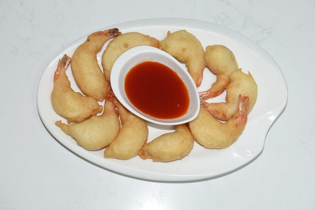 Deep-Fried Shrimp.